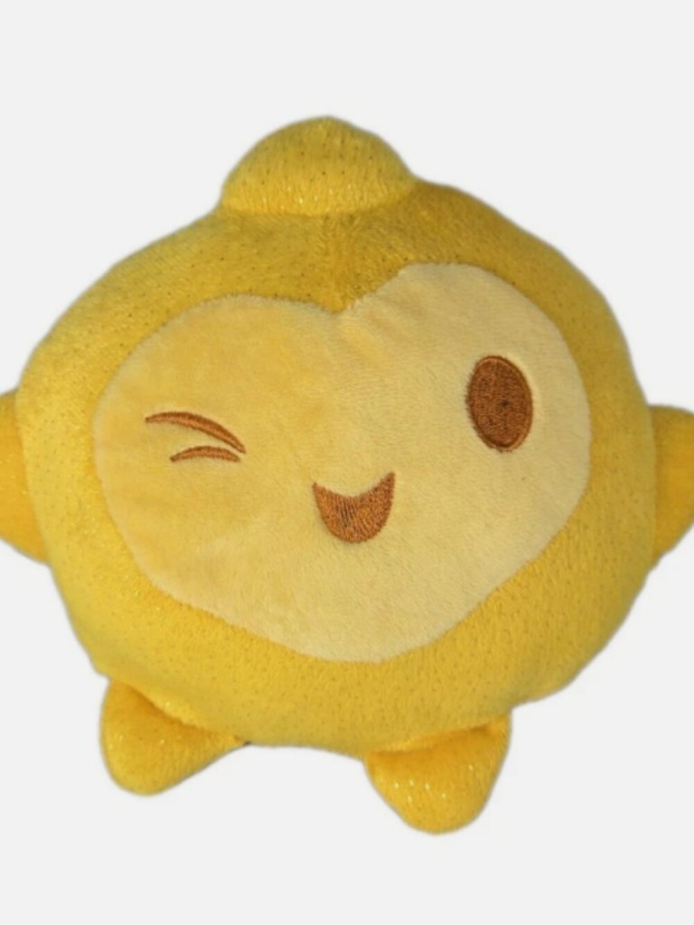 Disney Wish Star Plush Yellow Winking Stuffed Animal Magical Sparkles Just Play